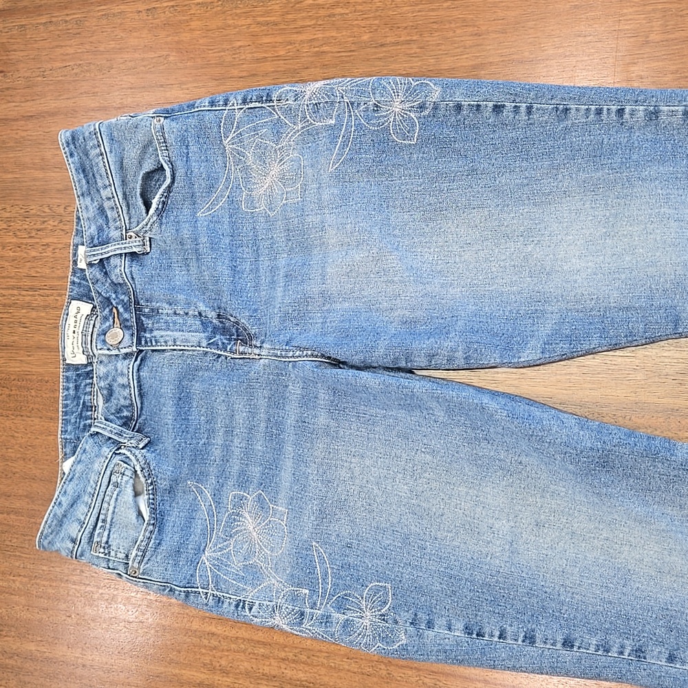 Lucky Brand Lolita Skinny Embroidered Jeans 25" Inseam - Picture 12 of 14